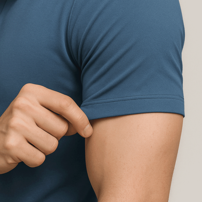 Camisa Polo Masculina em Seda Gelo Fiorinni Realeza