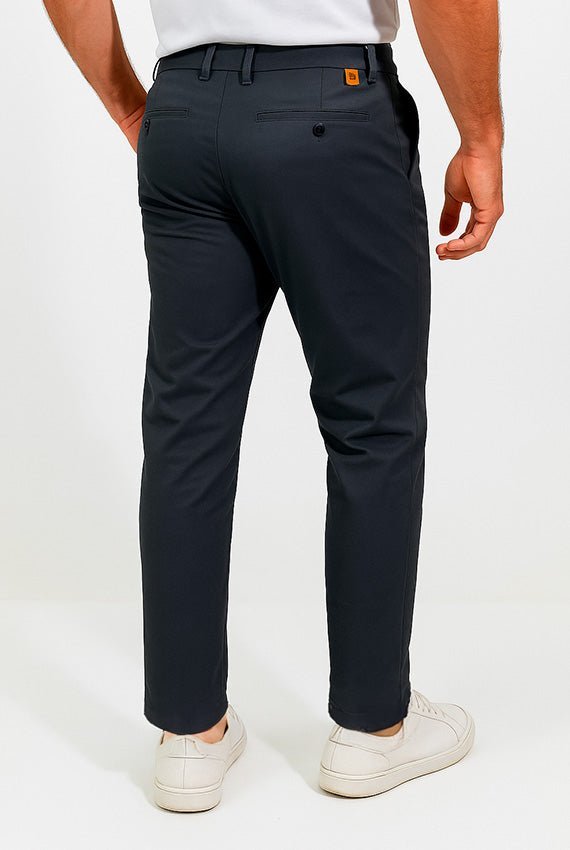 Calca sarja masculina cinza algodao egipcio, visual sofisticado elegante e versatil