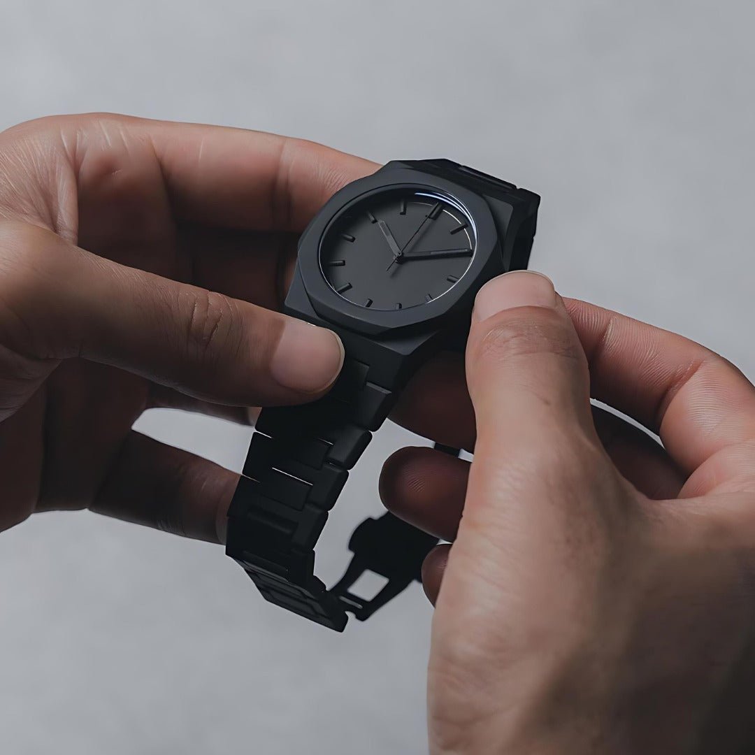 Relogio Oruss Black masculino, acessorio elegante com design contemporaneo e refinado